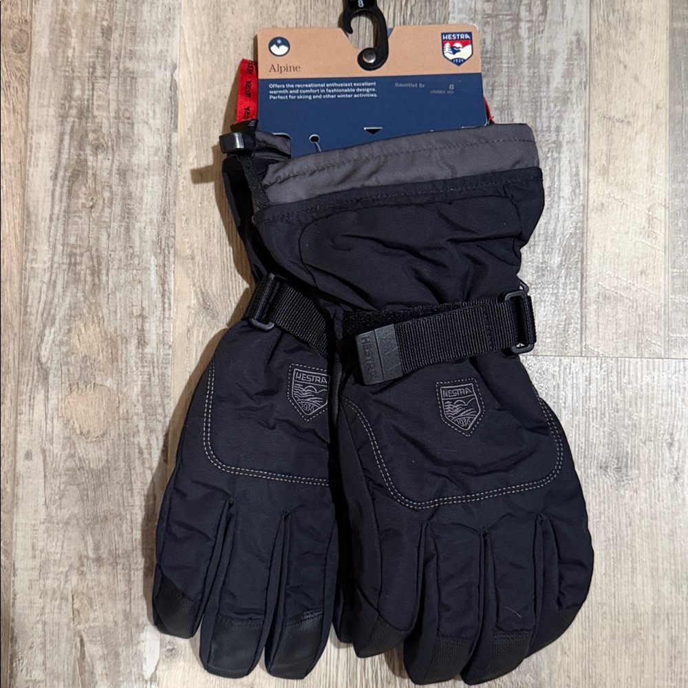 Hestra Gauntlet Sr Gloves - Black